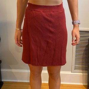 Free people ribbed skirt